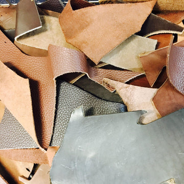 LUCKY PACKET LEATHER OFF CUTS - 30kgs